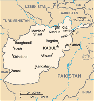 Afghanistan Map