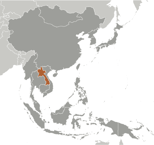 Laos Map