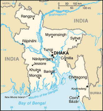 Map of Bangladesh