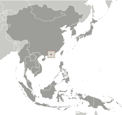 Map of Hong Kong