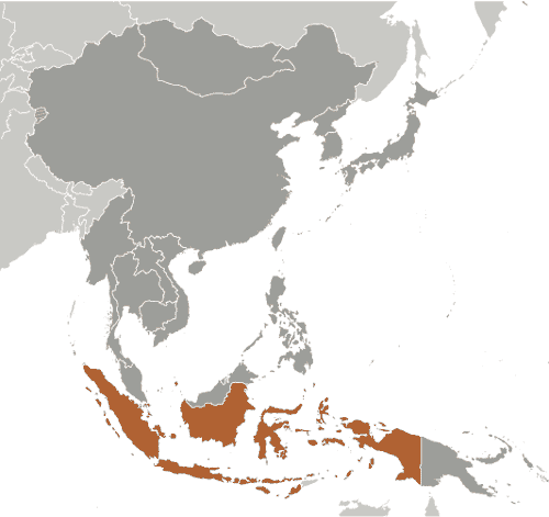 Map of Indonesia