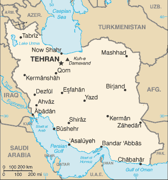 Map of Iran