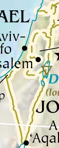 Map of Israel