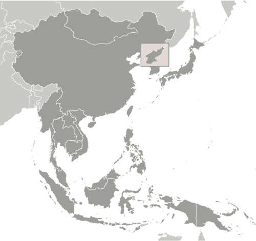 Map of North Korea