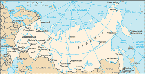 Map of Russia