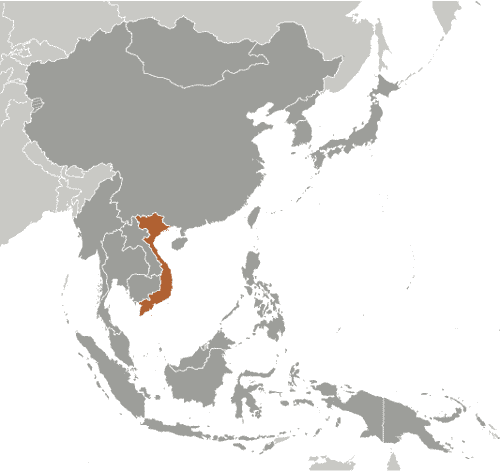 Map of Vietnam