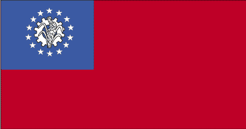 october Myanmar+burma+flag