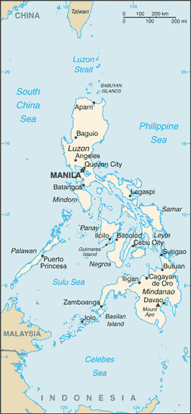 Philipinnes Islands Map