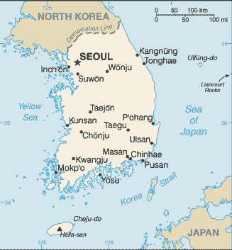 Physical Features of South Korea
