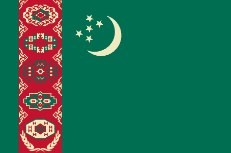 Turkmenistan Flag