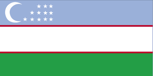 Uzbekistan Flag